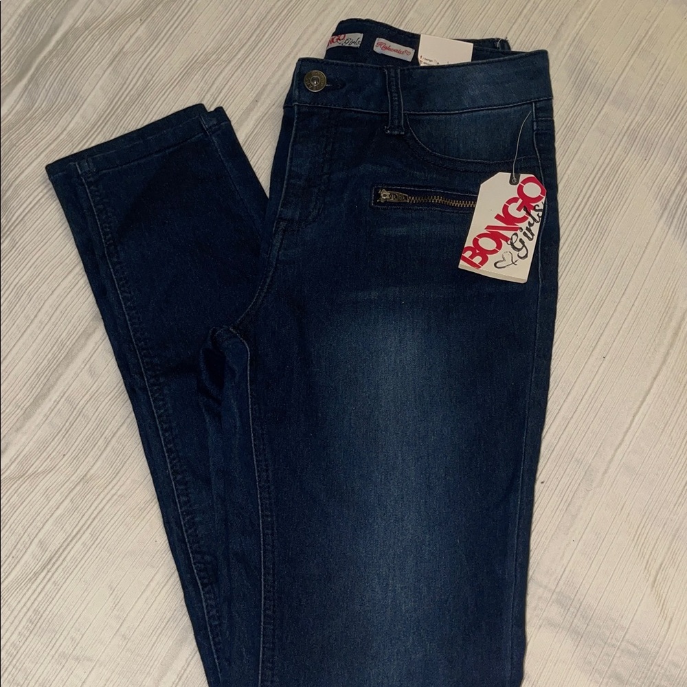 BONGO Girl’s Midnight Blue Skinny Jeans NWT